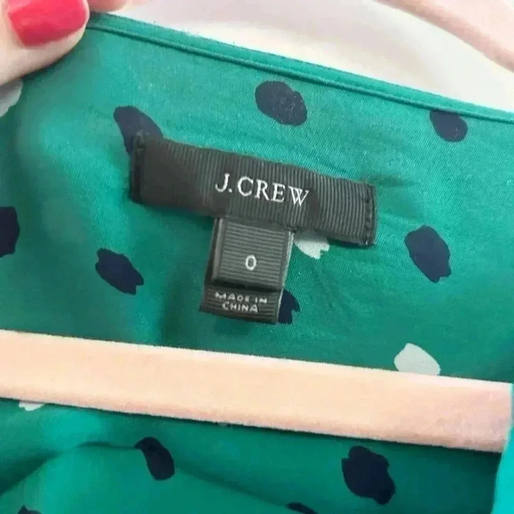 J.crew silk blouse‎ 0